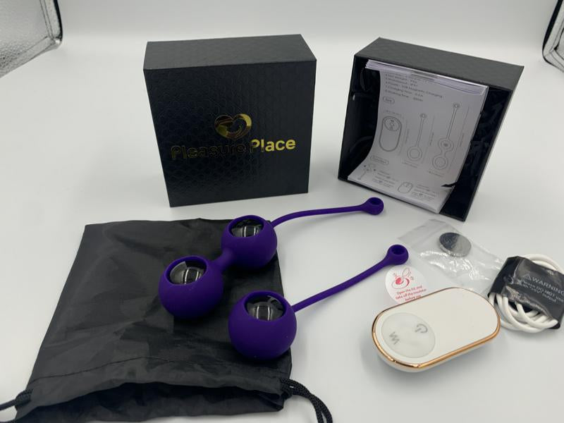 REMOTE PEARLS - 2 vibrating love balls with remote control