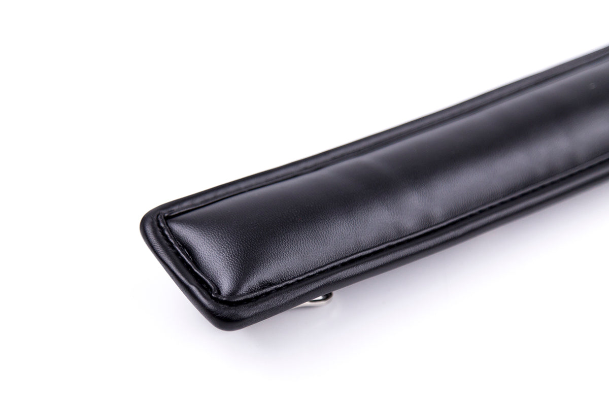 Melibea - soft Halsband mit Leine schwarz