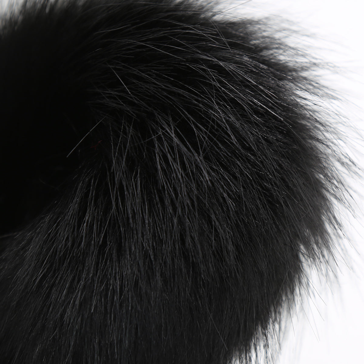 Anal Plug mit Schwarz Fuchsschwanz
