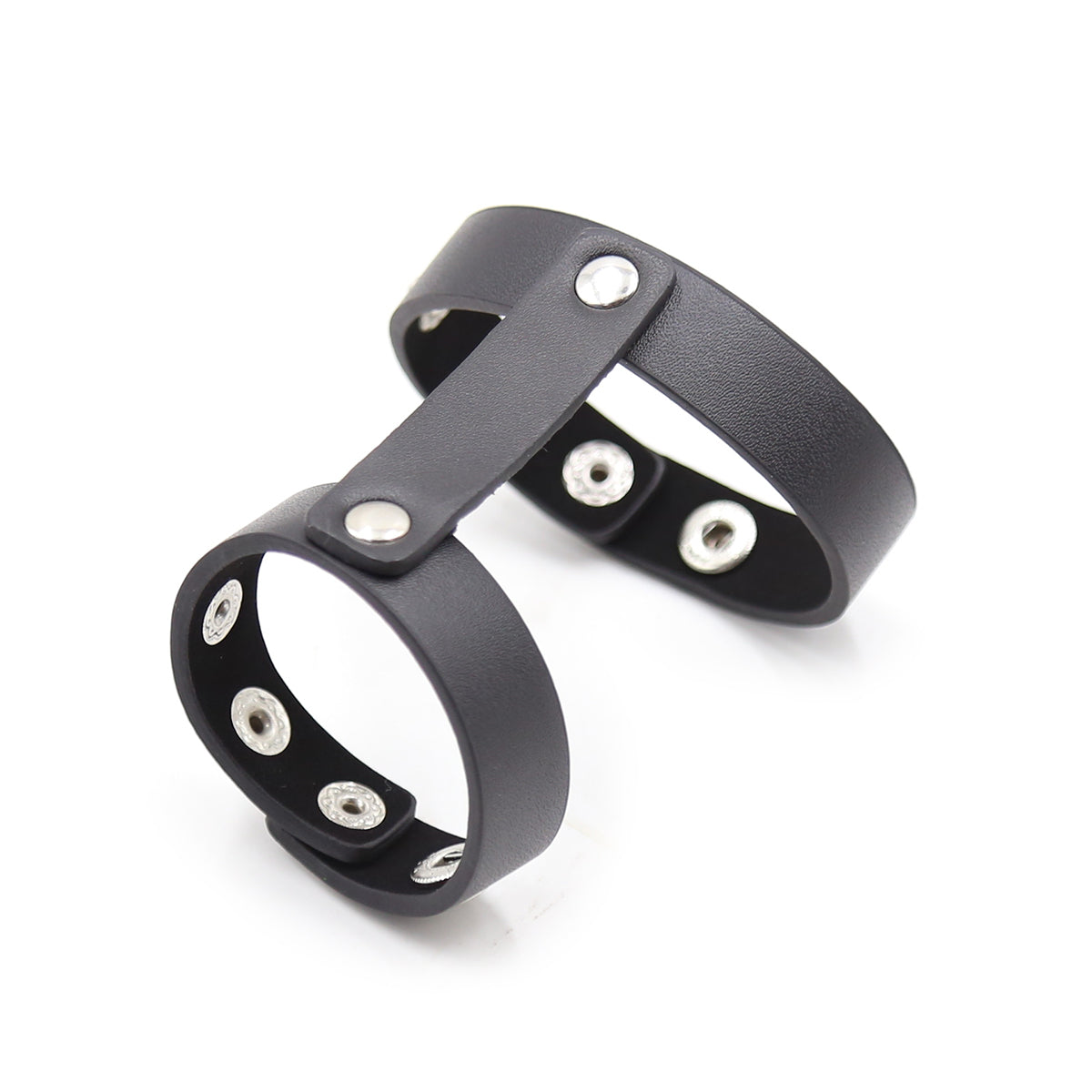 Penis straps with rivets made of leather Penis Cock Ring
