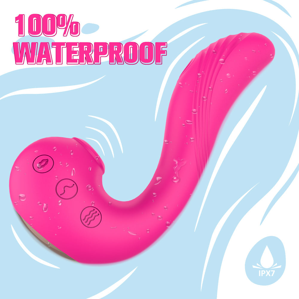 MY CLOUD - Vibrator with sucking and tapping