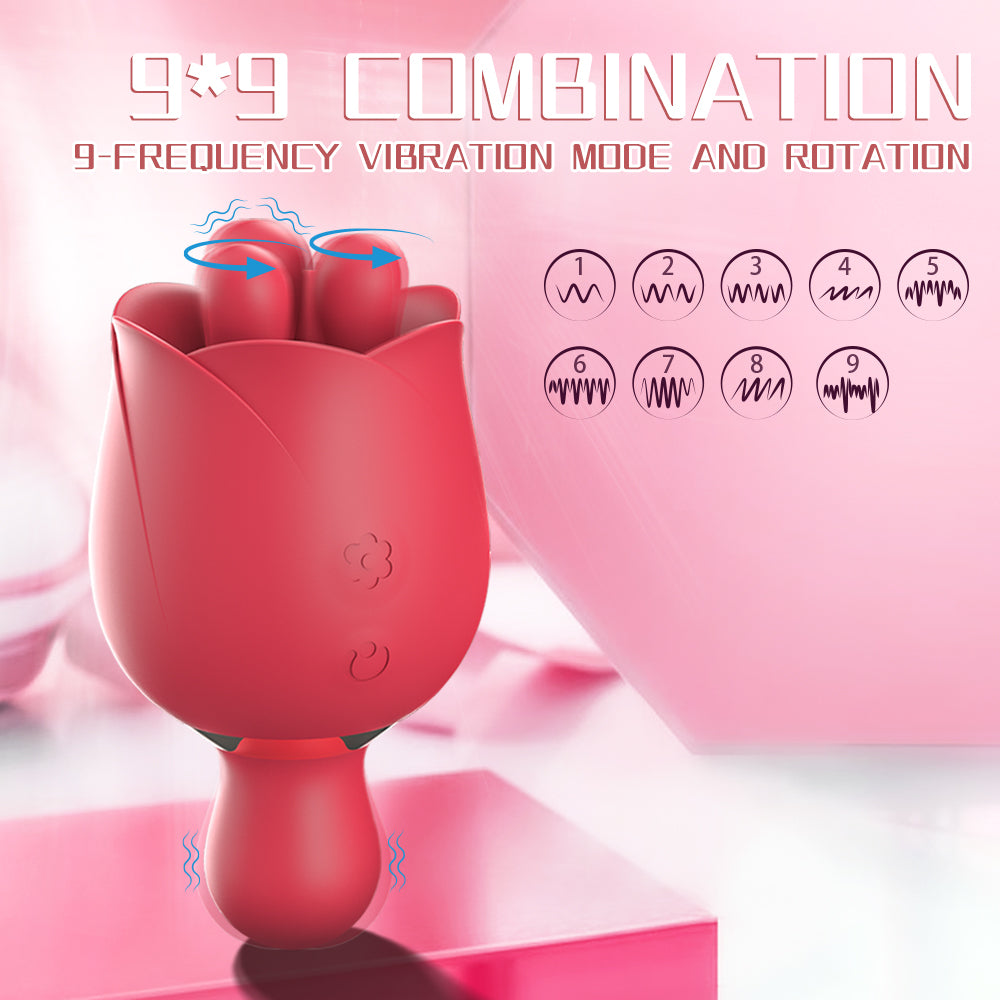 RO SIDE TWO - Mini vibrator with rotation