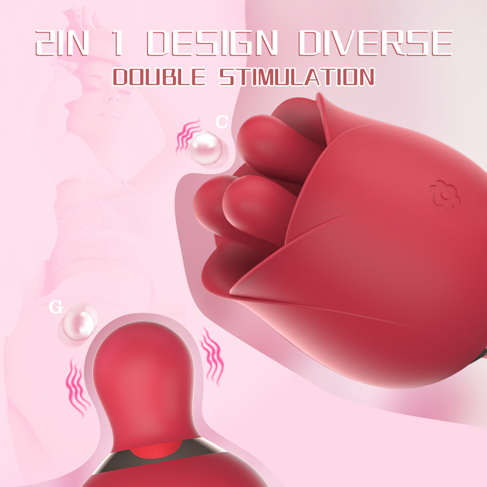 RO SIDE TWO - Mini vibrator with rotation