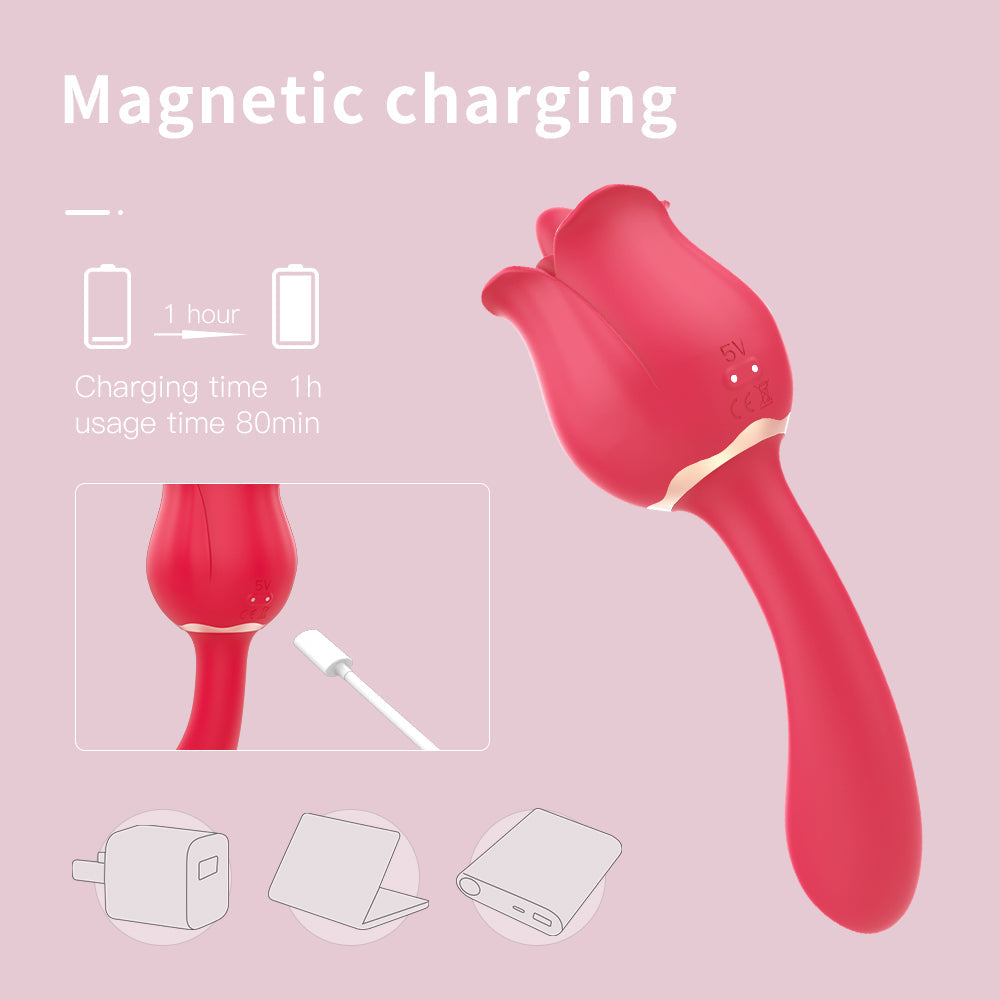 RO ME vibrator with vibrating tongue