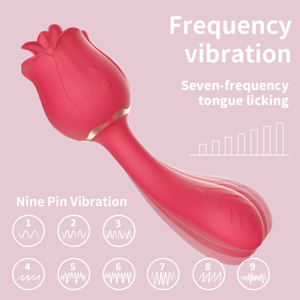 RO ME vibrator with vibrating tongue