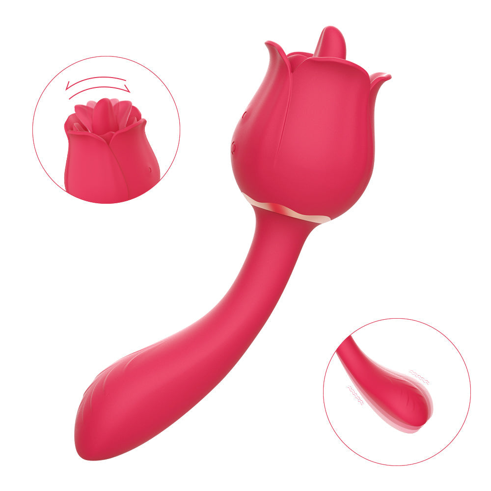 RO ME vibrator with vibrating tongue