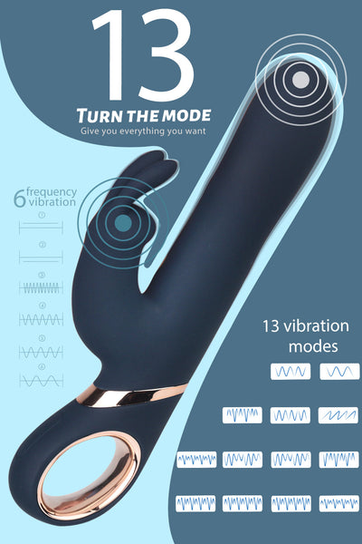 BIG DOUBLE - Rabbit Vibrator Rotation und Vibration
