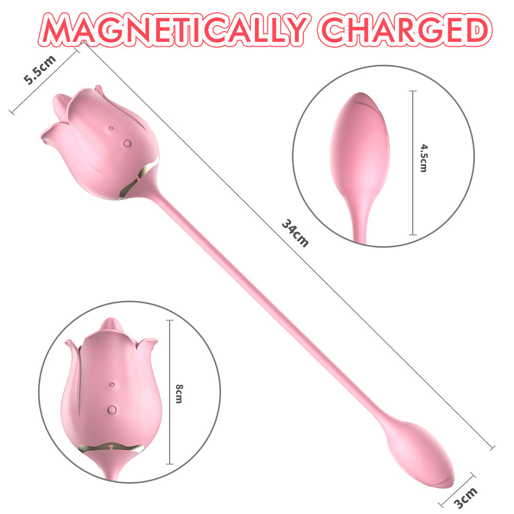 RO TEAM - Vibrator with vibrating tongue