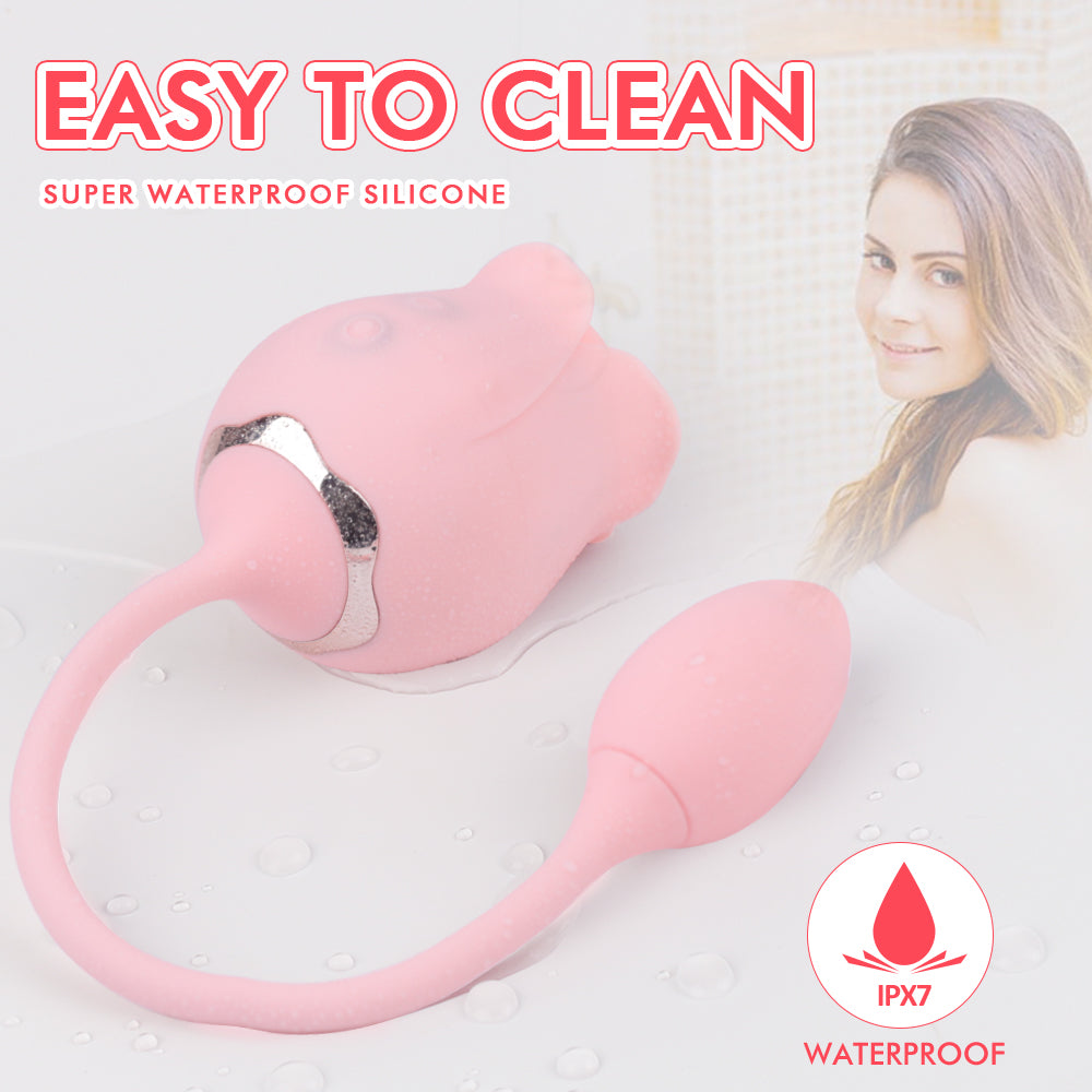 RO TEAM - Vibrator with vibrating tongue