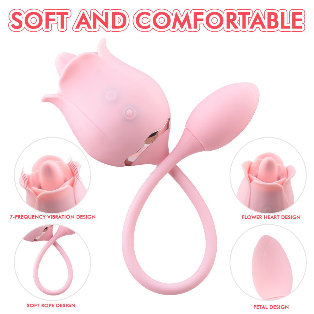 RO TEAM - Vibrator with vibrating tongue