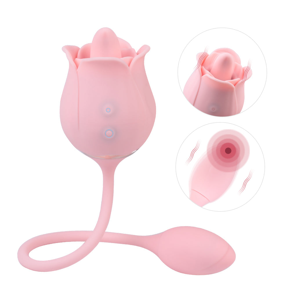RO TEAM - Vibrator with vibrating tongue