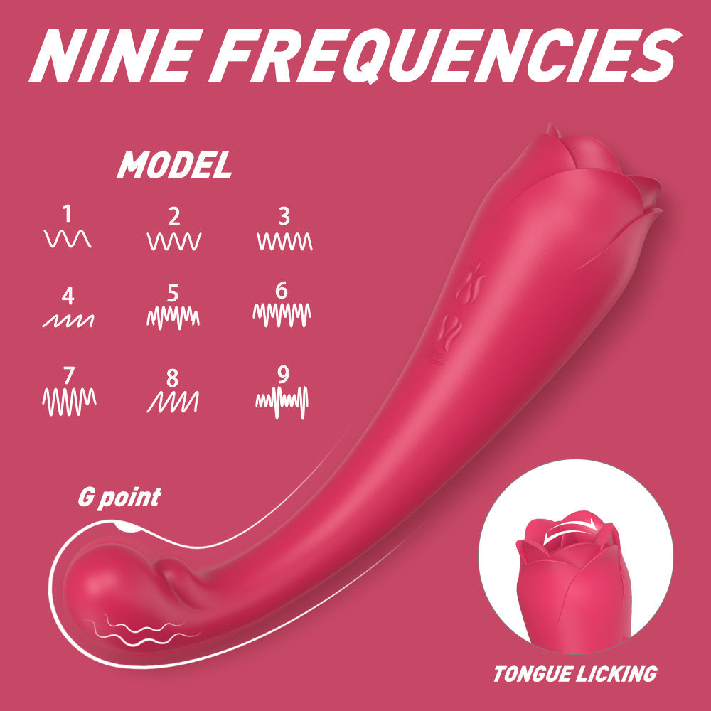 RO PLUS - G spot vibrator with vibrating tongue