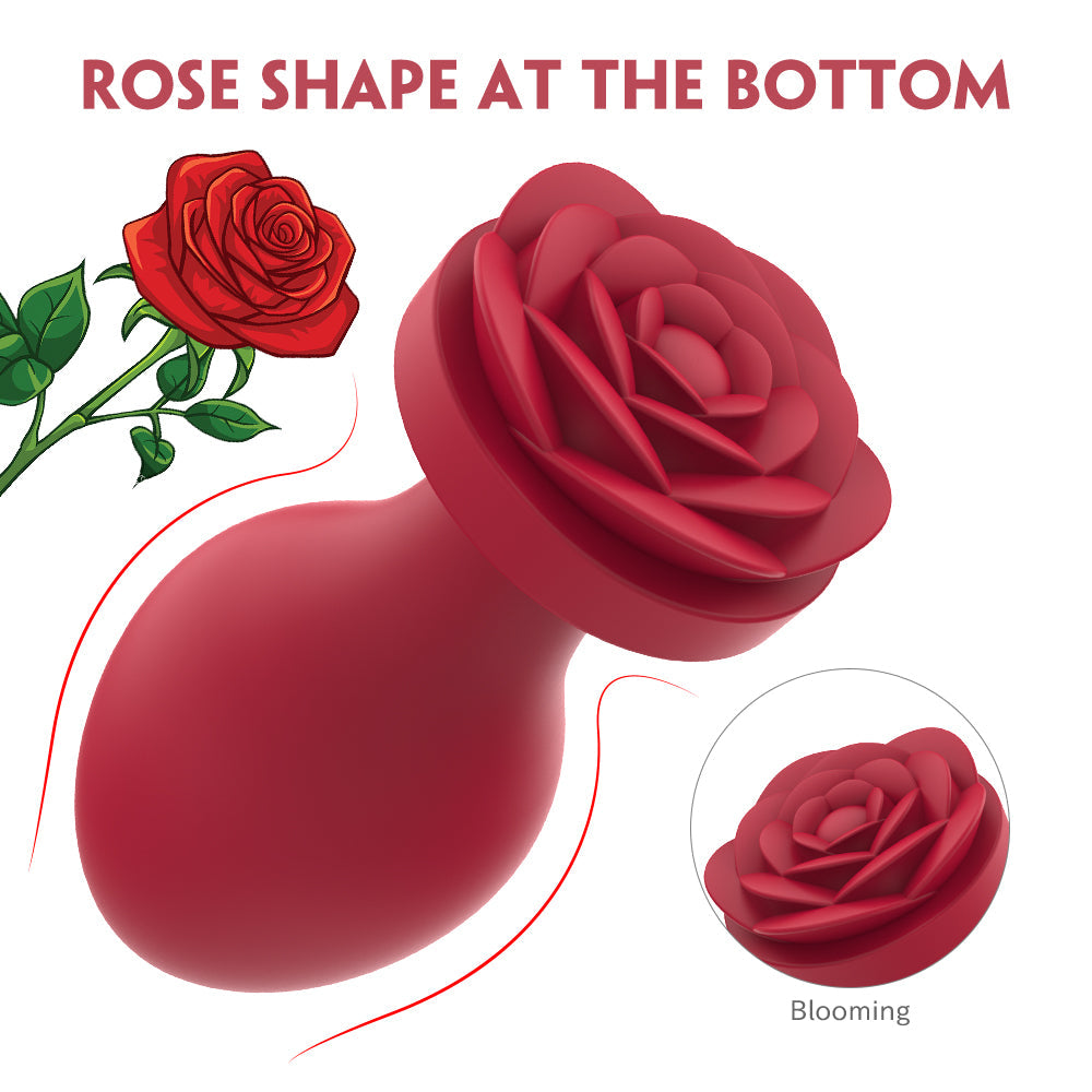 RO PLUG SET - Set of 3 rose anal plugs