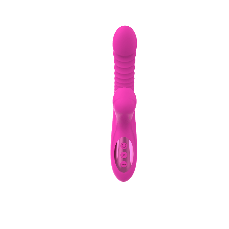 Miriam Pink - Stoßender Vibrator mit Zunge