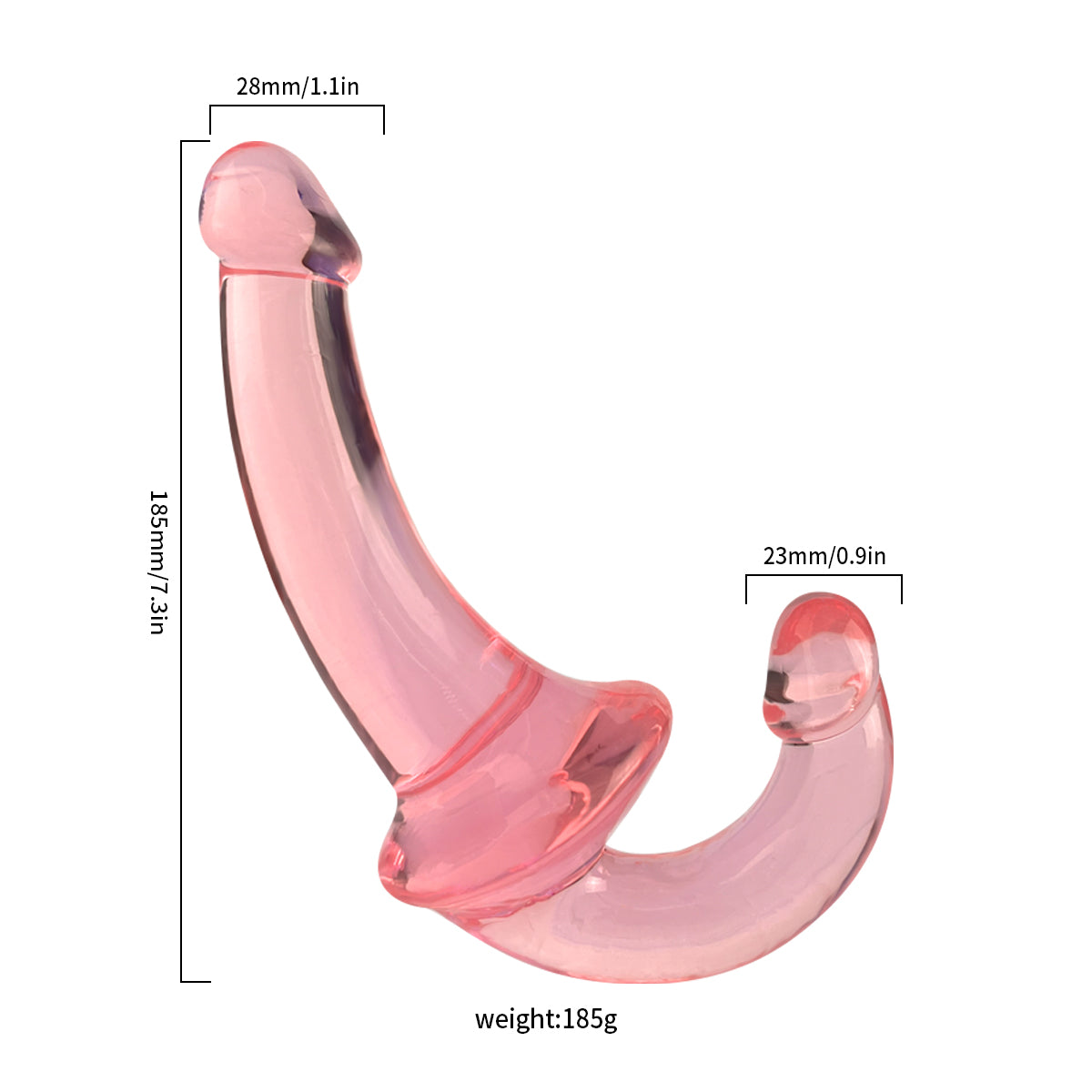 Doppeldildos - aus TPE 18,5 cm