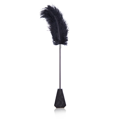 Ostrich Feder Streichler mit Paddle