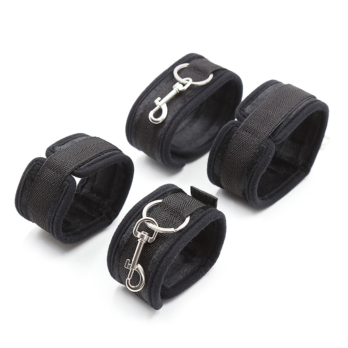 Bondage Set - Deluxe Adjustable Neoprene Cuffs Under Mattress Set