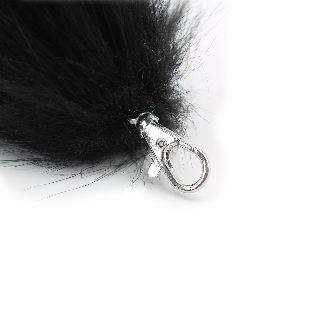 Anal Plug with Black Fox Tail