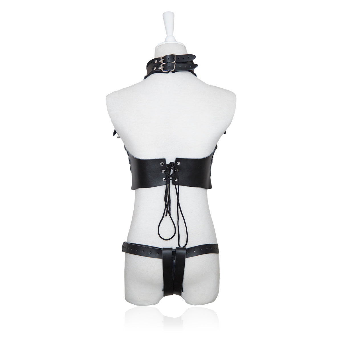 L-Fetish Leather Queen Body Harness