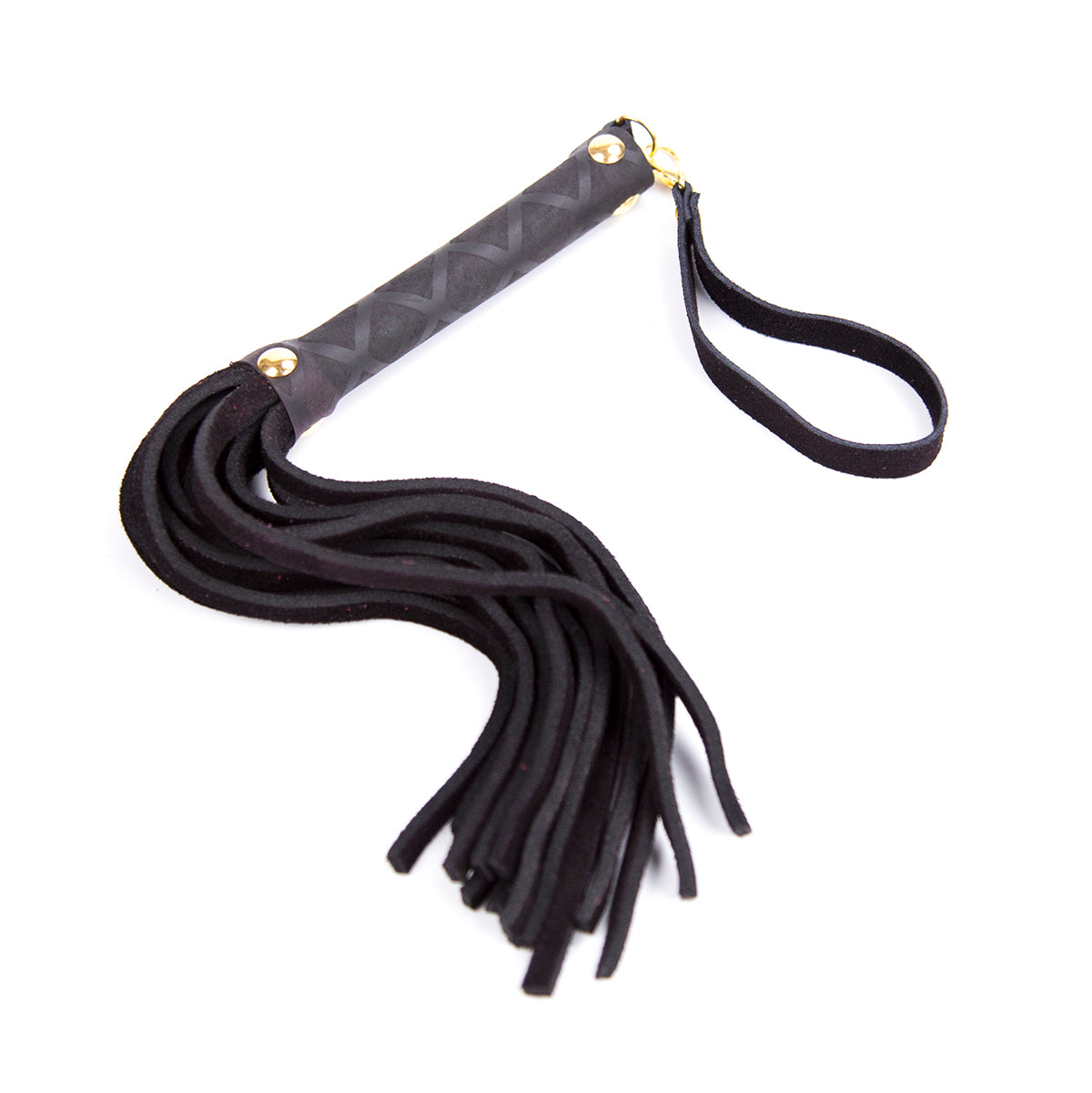 Porcia - Mini gold Flogger edel