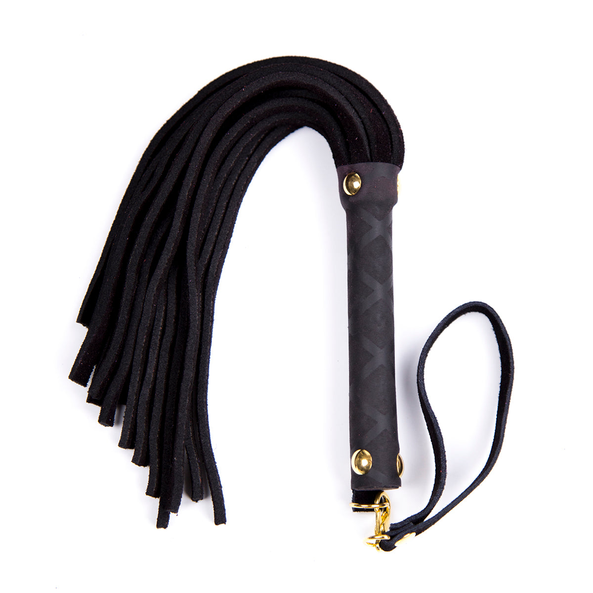 Porcia - Mini gold Flogger edel