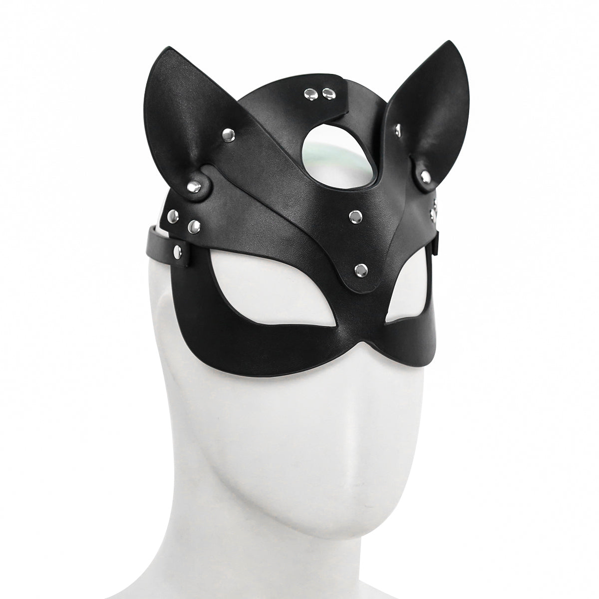 Katzen Maske - Cat PU Mask Hood