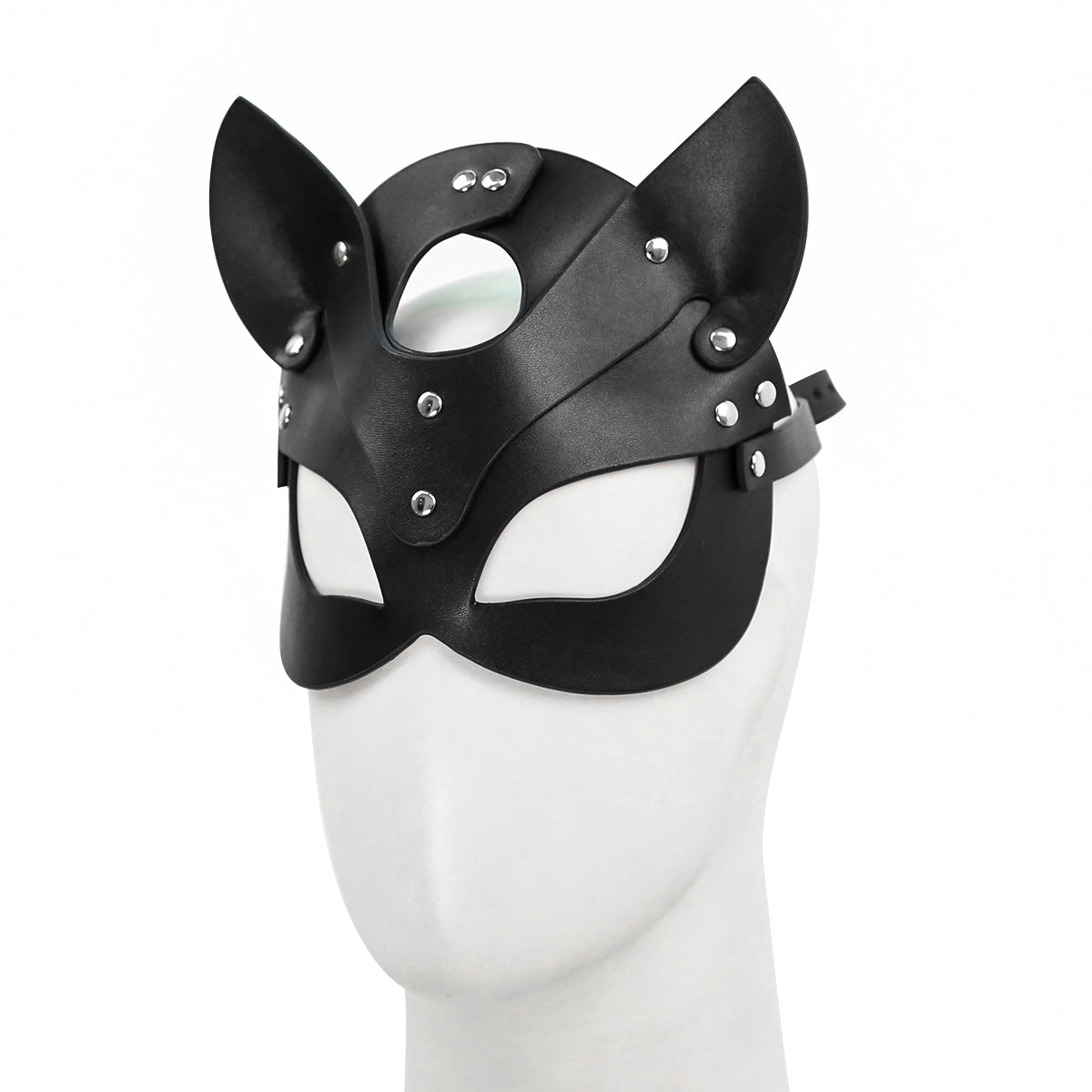 Katzen Maske - Cat PU Mask Hood