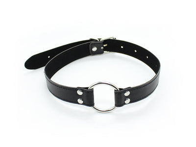 Metal O-ring Gag with pu strap