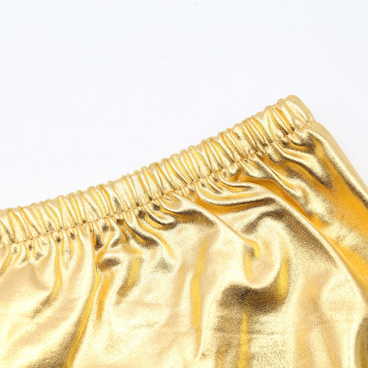 Spandex Frau Boxers Shorts goldfarbend