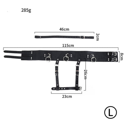 L-verstellbarer Keuscheits-Harness