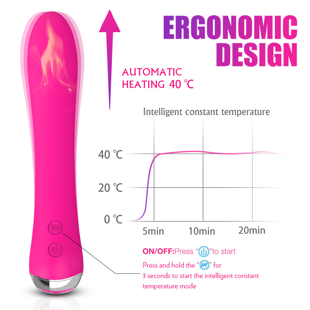 Tócame -vibrador calentador 