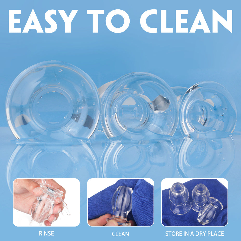 Anal- Plug CLEAR SET