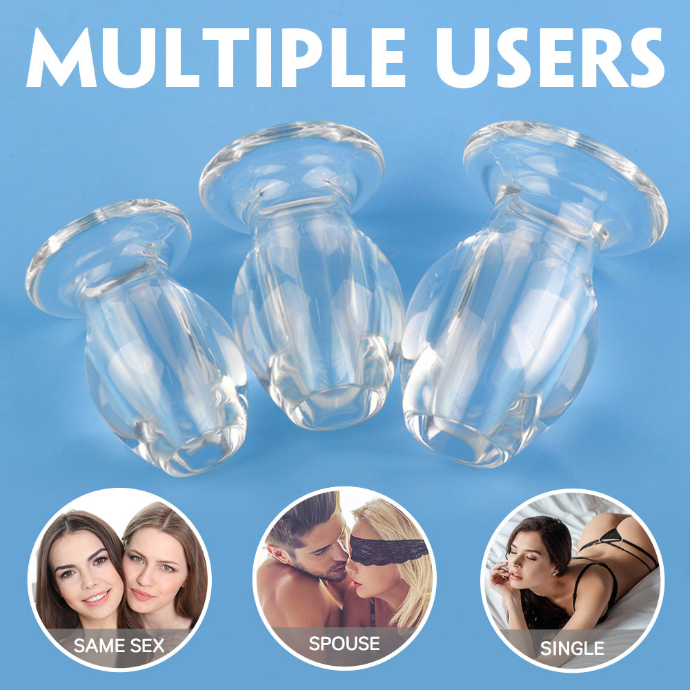 Anal- Plug CLEAR SET