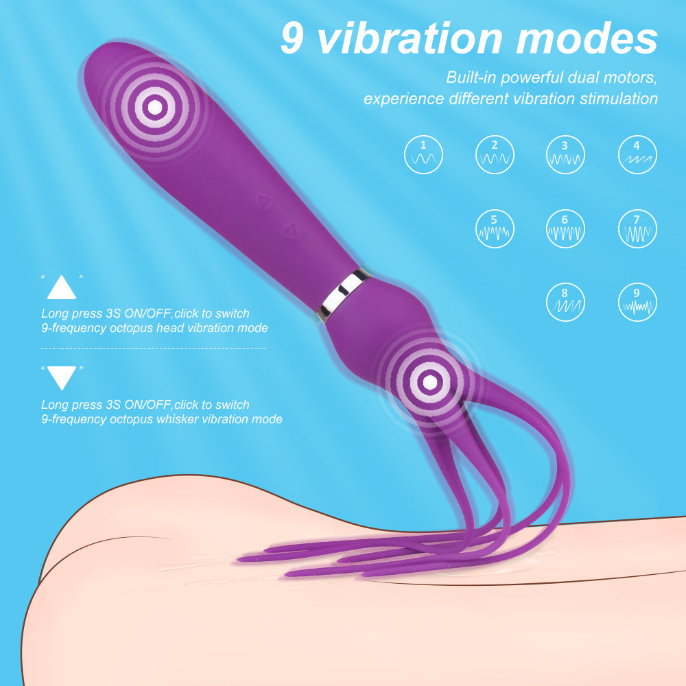 FULL FEEL - Vibrator mit vibrierenden Tentakeln