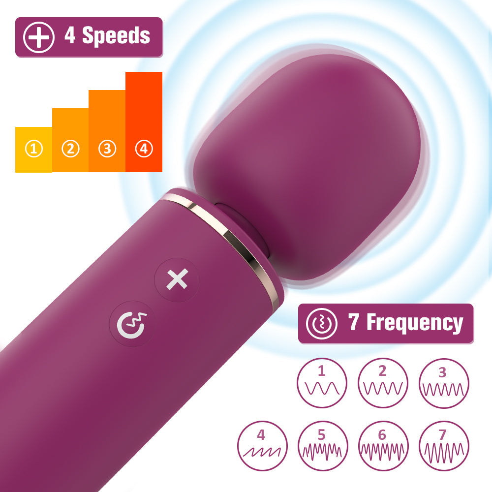 Surprise two - Wand Massager made of silicone + ABS 