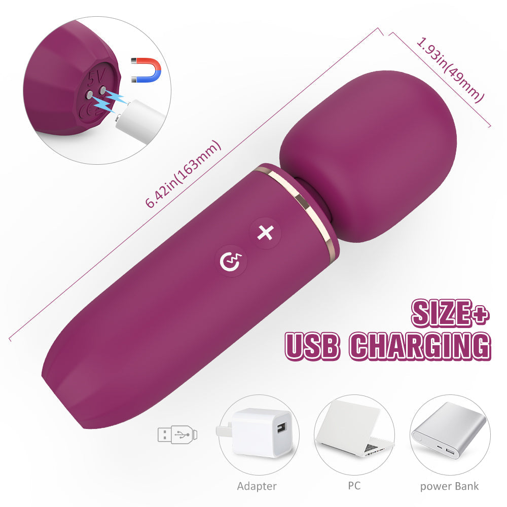 Surprise two - Wand Massager made of silicone + ABS 